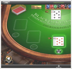 Juego de blackjack online con dinero real