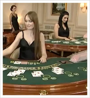 Juego en vivo desde un casino físico