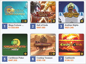 6 juegos de azar online con botes