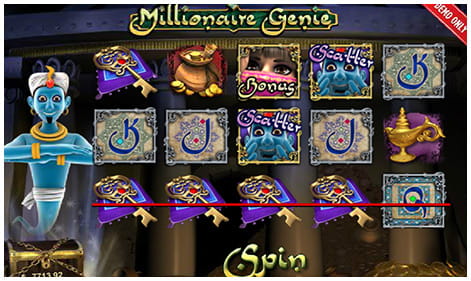 ganancia en millionaire genie vista previa