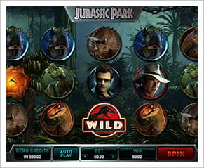 Jurassic Park slot de Microgaming