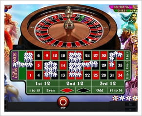 ruleta Age of the Gods de Playtech